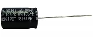 Condensateurs électrolytiques THT 470µF, 25V, Ø10x16mm, Lot de 5