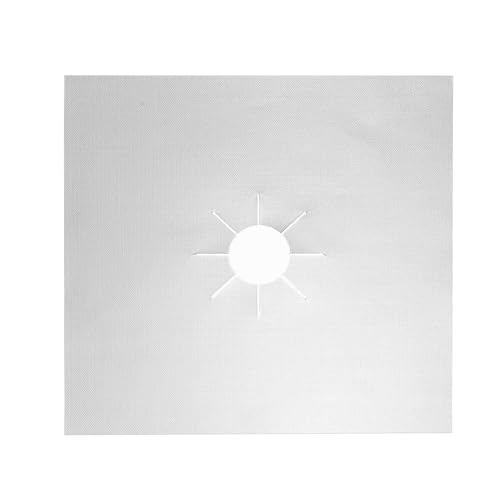 Alloneslife - Tapa para quemador de cocina con revestimiento antiadherente protector de gas lavable resistente al aceite para cocina 1/2/4 piezas