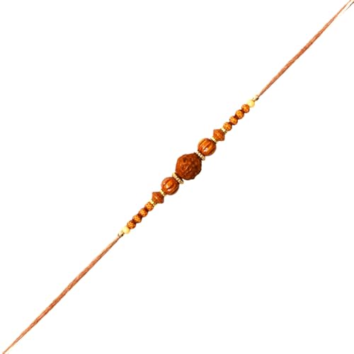 Image of Rakhi /Rakhi for Brother /Rudraksha Rakhi /Send rakhi to USA /Rakhi for Brother with Gift Set /Rakhi Bracelet /rakhi for brother and bhabhi /Rakhi Set