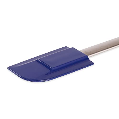 Rsvp International Endurance Kitchen Tool Collection Silicone Spatula, Stainless Steel Handle, 10.25 X 2, Blue #TOP1