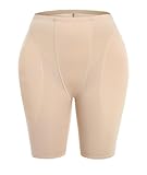 Figninget Panties Hip Shapewear Padded Shapewear Panty Butt Enhancer BBL Shorts with Hip Pads Hip Pads for Padded Underwear for Women Beige XX-Large
