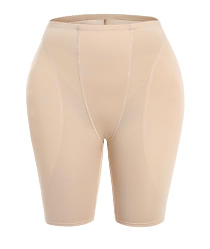 Figninget Panties Hip Shapewear Padded Shapewear Panty Butt Enhancer BBL Shorts with Hip Pads Hip Pads for Padded Underwear for Women Beige XX-Large