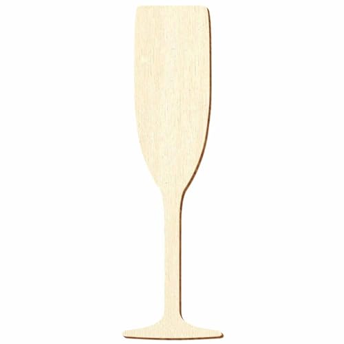 Bicchiere da spumante in legno, 5-50 cm, confezione da: 1 pezzo, altezza: 16 cm di altezza