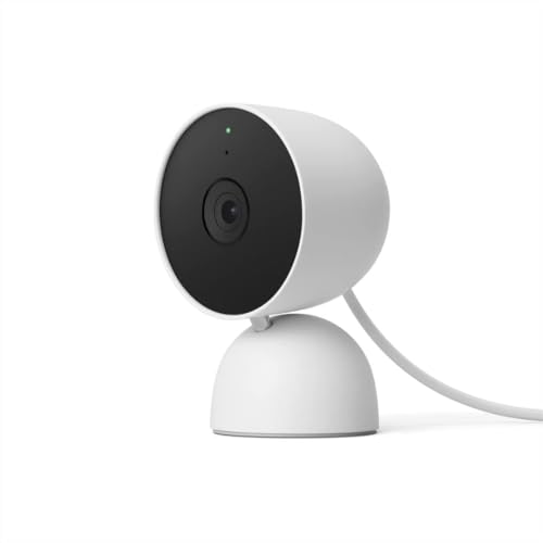 Google Indoor Nest Security Cam 1080p (Wired) - 2nd Generation - Non-Retail Packaging - Snow