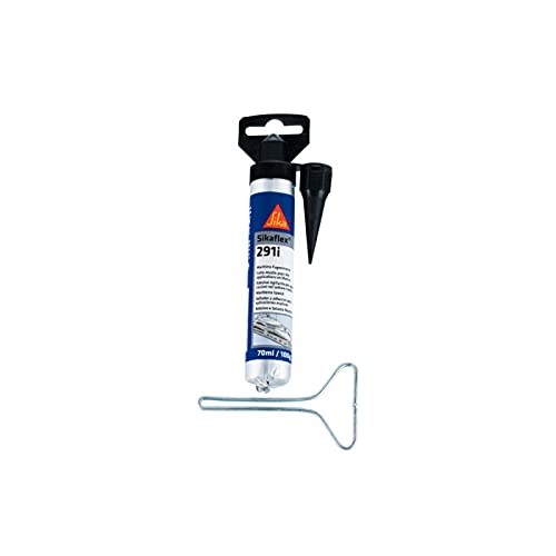 Lot de 6 colles mastic marine SIKA Sikaflex 291i - Noir - Mini recharge 70ml