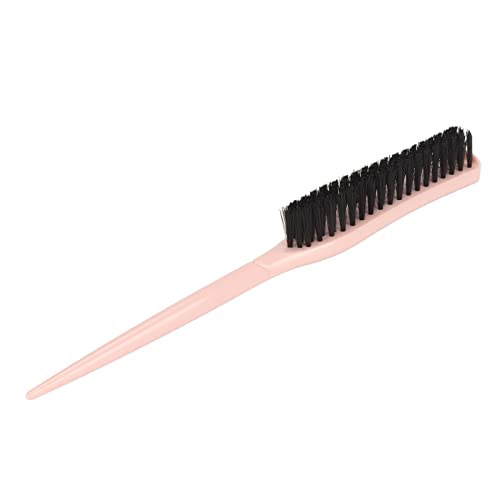 OVAQUIXI Cepillo para Pelo, Cepillo de Nailon de 3 Filas con Ergonómico, Diseño de Redondeada para Peluquería y Cuidado del Cabello (PINK)
