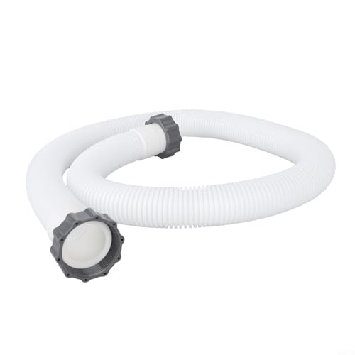 Für Intex 29060E Poolschlauch Set mit Schraubverschlüssen 150 cm Länge Anschlussschlauch für Filteranlagen, 1,5 Zoll Durchmesser Poolfilter Schlauchsetfür Filterpumpen und Sandfilteranlagen Für Intex 29060E Poolschlauch Set mit Schraubverschlüssen 150 cm Länge Anschlussschlauch für Filteranlagen, 1,5 Zoll Durchmesser Poolfilter Schlauchsetfür Filterpumpen und Sandfilteranlagen