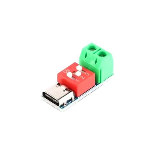 Módulo trigger Type-C de 100W que soluciona el suministro de energía DIY activando carga PD QC 2