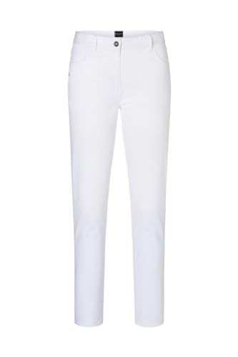 Karlowsky Herren 5-Pocket-Hose Classic-Stretch, aus nachhaltigem Material, Bio-Baumwolle weiß Größe 54/l