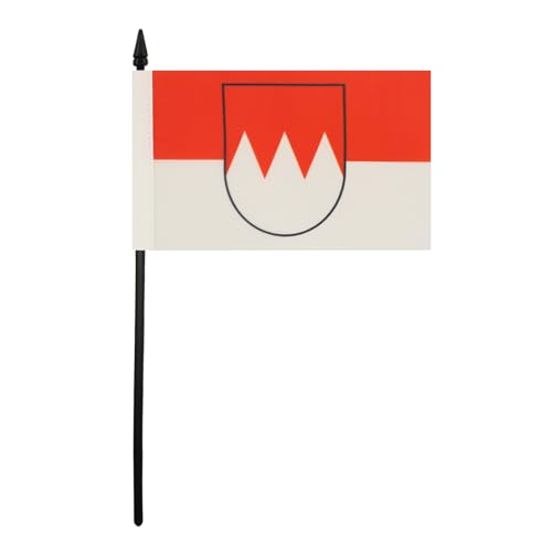 TISCHFLAGGE FRANKEN 15x10cm - FRANKEN TISCHFAHNE 10 x 15 cm - flaggen AZ FLAG