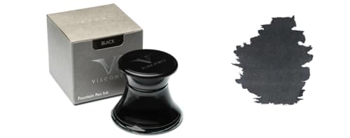 Visconti Black Glass Inkwell 50 ml