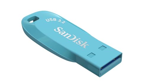 Image of SANDISK Ultra Shift 128GB, USB 3.2 Gen 1, Flash Drive, 100MB /s R, Pendrive, Bachelor Button (SDCZ410-128G-I35BB)
