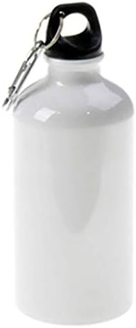 Miniatura 6 de 4 unidades de aluminio deporte termo botellas con carabina para sublimación tinte prensa térmica transferencia térmica blanco 20.3 fl oz