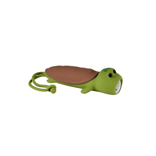 Winkee Lampe Torche Enfant Rechargeable LED en Silicone – Lampe de Poche Tortue pour Camping, Randonnée et Voyages – Batterie Intégrée Jusqu’à 12 h...