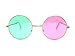 ASVP Shop Noodle Gorillaz Punk Rock Sunglasses Trip Shades Green and Pink Round Sunglasses
