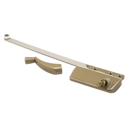 Prime-Line Products TH 23021 Opérateur bras unique 9-1/2 po manivelle main gauche cuivré