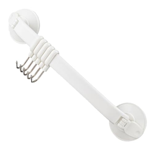 DEARMAMY Gancho de Pared con Ventosa Fuerte Gancho Multiusos para Cocina y Baño Acero Inoxidable y Abs Resistente Montaje sin Taladro Colgadores para Utensilios y Organización del Hogar