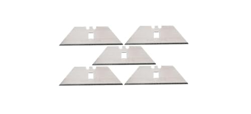 Hyde Tools 42100 Heavy Duty .025 Inch Utility Knife Replacement Blade, Pack of 5, Silver