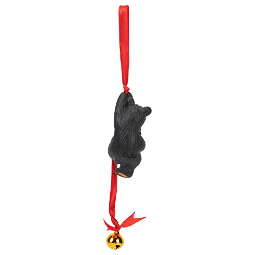 Demdaco Holly Black 3 X 1 Hand Cast Resin Stone Holiday Decorative Hanging Ornament #TOP2