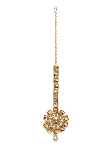 Traditional Kundan & Stone Studded Maang Tikka (T2035FL)