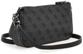 GUESS Womens Noelle Crossbody Double Pouch Handbag