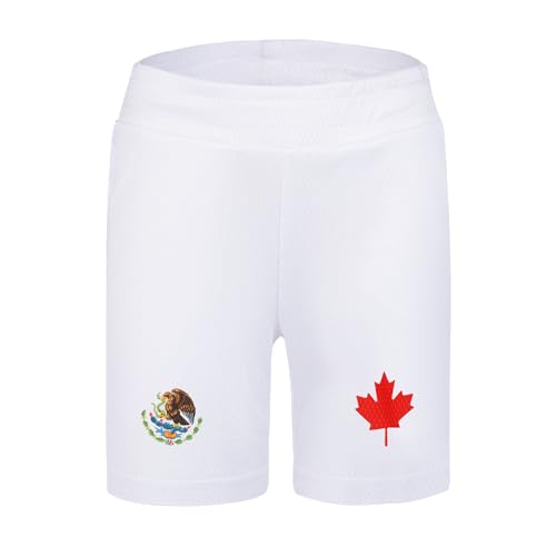 Image of Unisex Kids Soccer Jersey and Shorts Kit 2-Piece Set Boys Girls Football Outfits for Little Athlete 2-14 Years