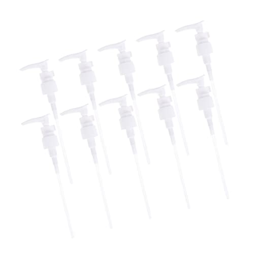 PACKOVE 15stücke Teilige Pp-pumpenköpfe Für Cremeflaschen Sprühköpfe Für Emulsionen Kunststoff-flaschenpumpen Flaschenzubehör Mit Dichtung Geeignet Für Verschiedene Hochviskose