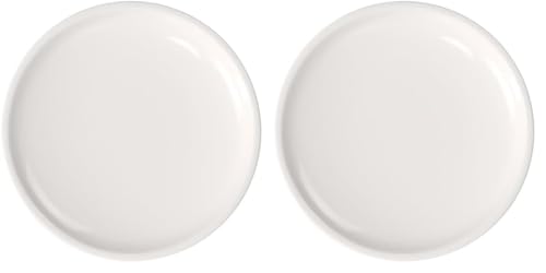 Villeroy & Boch Artesano Original Plato de Ensalada, Blanco, 22cm (Paquete de 2)