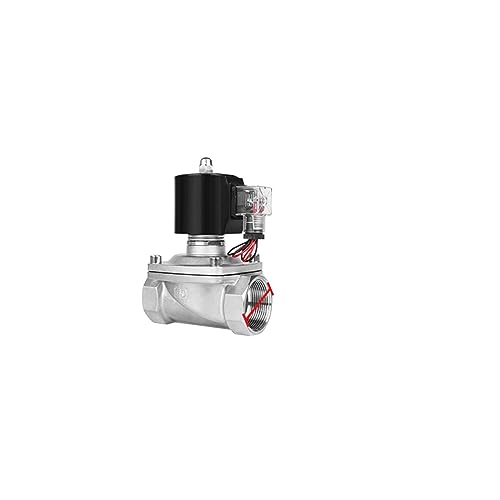 Válvula Solenoide electrónica de 1-1/2 '220 bobina completamente cerrada impermeable válvula solenoide normalmente cerrada 220V 12V 24V 110V(Npt-220vac-epdm-seal)