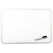Flipside 2-Sided Magnetic Dry Erase Board with Marker, 12 x 17-1/2 Inches, White