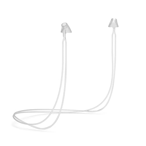 Flare Calmer Secure Mini Small Ear Plugs Alternative Reduce Annoying Noises Without Blocking Sound Soft Reusable Flexible Silicone with Built-in Lanyard Translucent
