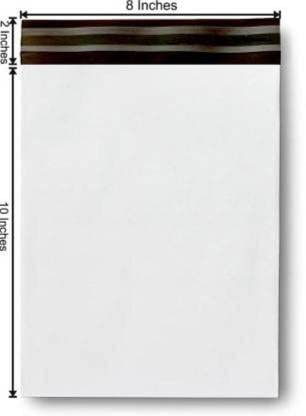Buste per corriere in plastica, autoadesive, impermeabili, a prova di strappo, per abbigliamento (20,3 x 25,4 cm), confezione da 100