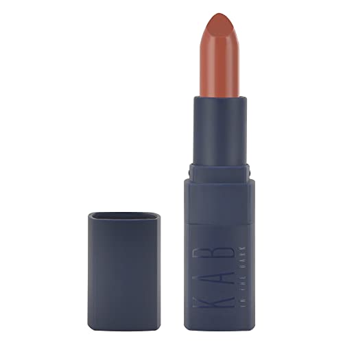 KAB Muted Pink Nude Matte Lipstick For Women – Creamy, Hydrating Lipstick in Vanilla Cupcake Scent –Ultra-Pigmented, Long-Lasting Lipstick with Precision Application Tip, Flawless Bullet Lip Color