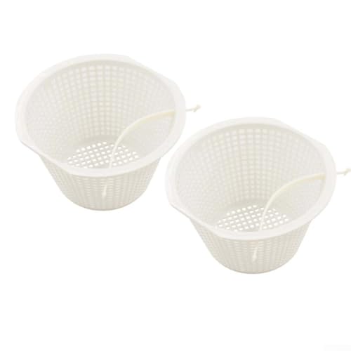 Cesta de filtro compatible con el skimmer Pentair B172 que soporta una filtración fiable de desechos y fácil instalación para un mantenimiento constante de la piscina (2 piezas)