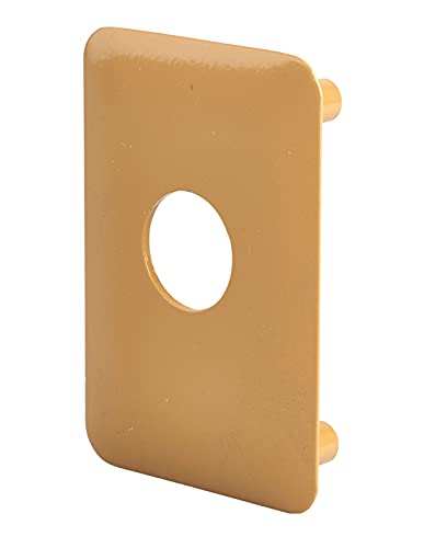 THIRARD - Plaque de Renfort pour Verrou - Trou Rond - Fixation Par Vis - Finition Époxy Bronze -...