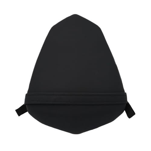 Asiento trasero de motocicleta acolchado antideslizante para YZF 1000 R1 negro