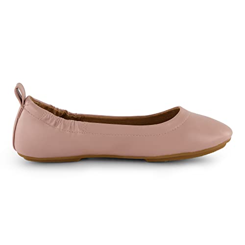 CUSHIONAIRE Women's Misty Comfort Flat with +Memory Foam, Wide Widths Available, Nude 9.5 W by CUSHIONAIRE - Used condition - Image 4
