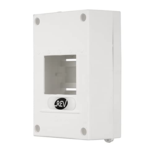 Rev Ritter 0515509555 - Piccola Scatola Di Distribuzione 4 Connettori, Colore: Bianco