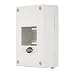 Produktbild REV 0515509555 Sicherungskasten, Verteilerkasten 1-reihig 4TE, 400V, 58x155x97mm, weiss