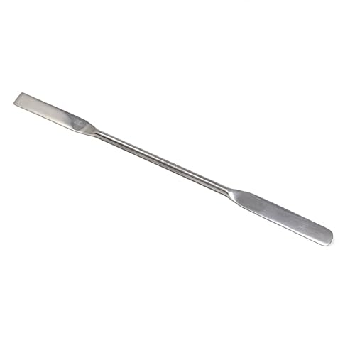 A2Z Lab Spatula Stainless Steel Sampling Spatula Mixing Transfering Double-Ended Spatula with Flat Ends For Cosmetic Lab Handling Cream, Gel, Powder- Laboratory Supplies For Experiments & Lab Use - 7