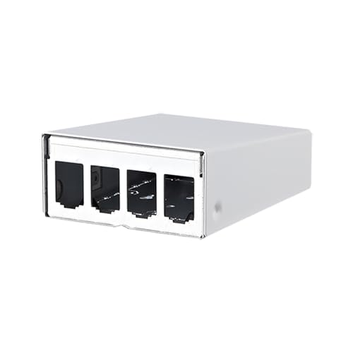 Boîtier réseau en saillie pour centraliser 4 connexions internet