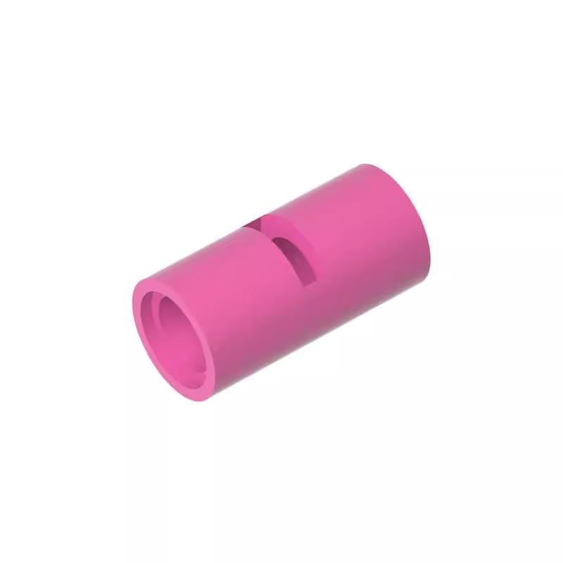 Gobricks GDS-887 Technic Pin Connector Round (Slotted) 50PCS Compatible with Lego Toy 62462 29219 DIY Parts and MOC Components for Major Brick Brands Color:Dark Pink — image 1