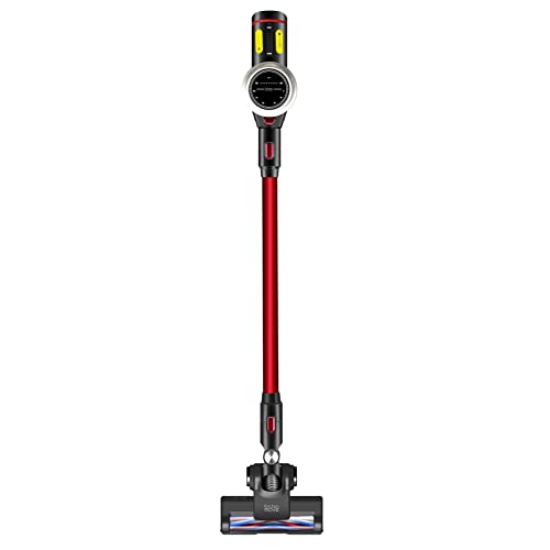 Aspirateur balai sans fil multifonction sans sac 2 vitesses ultra puissant 20kPa 25.9V léger silencieux moteur 220W BLDC avec écran et brosse LED - Image 3
