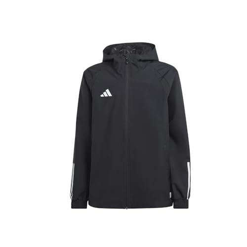 adidas Kids Boys Tiro 23 Competition All-Weather Jacket Soccer Cleats Pockets - Black
