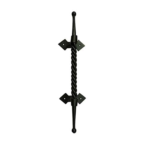 Adonai Hardware "Abihail Black Antique Iron Hand Forged Door Pull - Black Powder Coated (B08B4PX926) Amazon Price History, Amazon Price Tracker