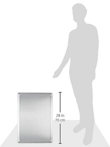 AmazonCommercial Aluminum Baking Sheet Pan, Full Sheet, 26 x 18 Inch, Pack of 6