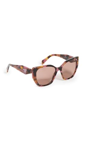 Prada レディース PR 19ZS ピローサングラス, ピンク, One Size