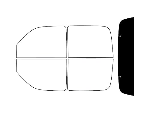 Rvinyl Window Tint Kit Compatible with Chevrolet Avalanche 2002-2006 - Rear Windshield Precut Kit - 5%