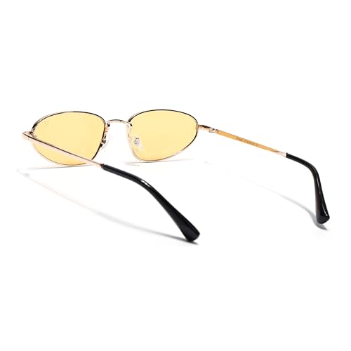 Image of Voyage UV Protected Oval Sunglasses for Men & Women