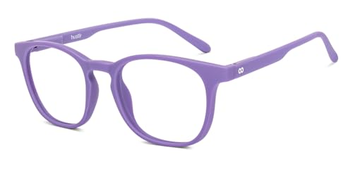 Image of HUSTLR Lenskart | Zero Power Bluecut & Antiglare Computer Eyeglasses | Full Rim Square Shape | As Seen On Shark Tank | For Men & Women | Large | LB E14058-XW